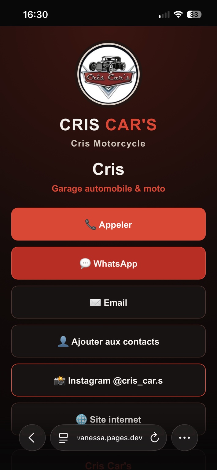 Carte digitale CRIS CAR'S